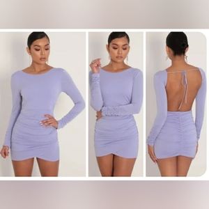 Lucy in the sky open back dress